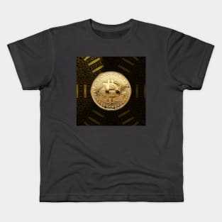 Bitcoin Gold Cryptocurrency Digital Assets Kids T-Shirt